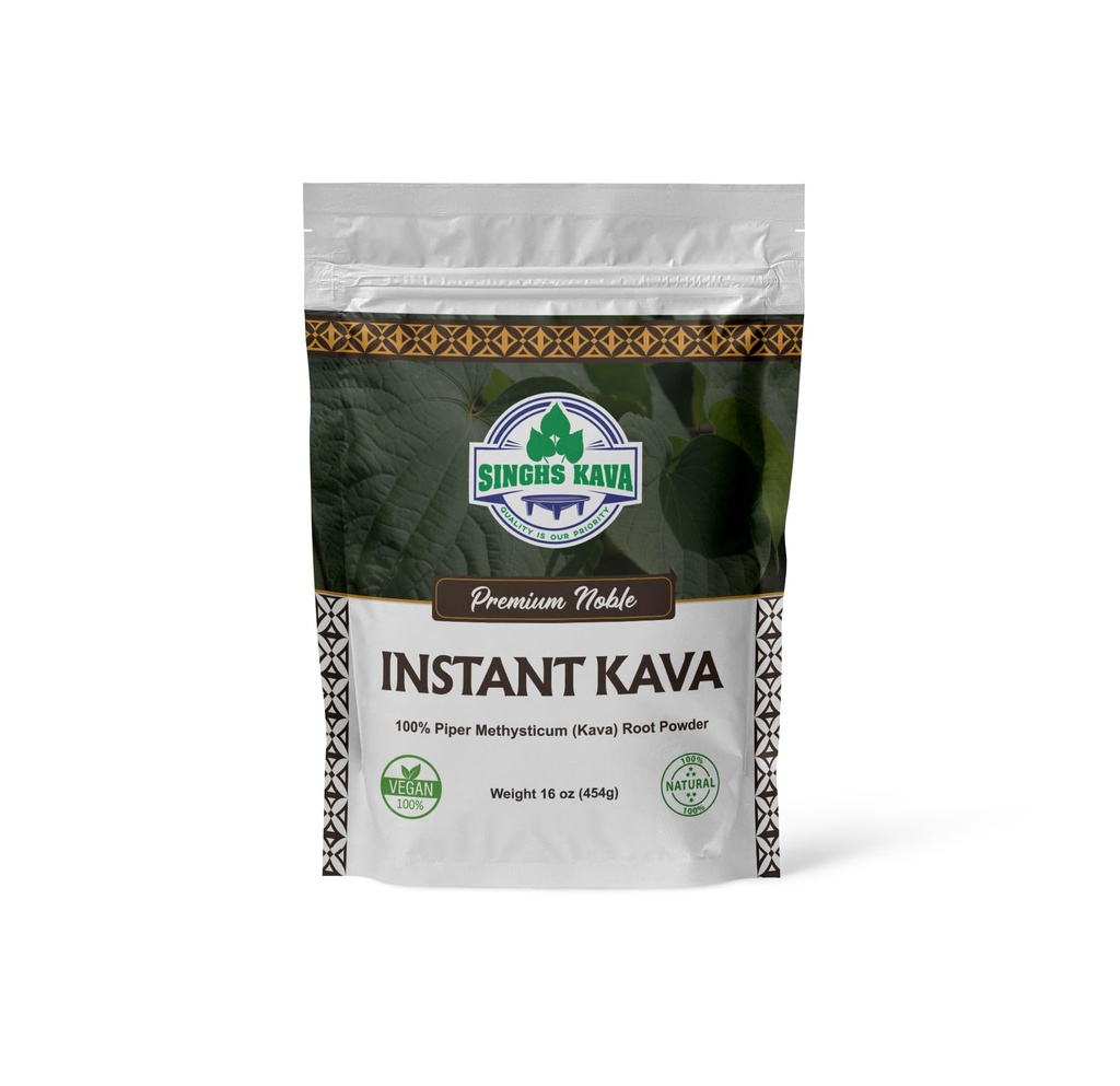 SINGHS Mikroniseret Instant Kava Powder- Fijian Kava (1lb) 16oz