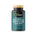 Gæret Chlorella & Spirulina Tablets, Chlorophyll, Green Superfood, Alger Supplement, Heavy Metal Detox, Immunity Support, Broken Cell Wall, 1350 Tablets, Non-GMO, Vegan