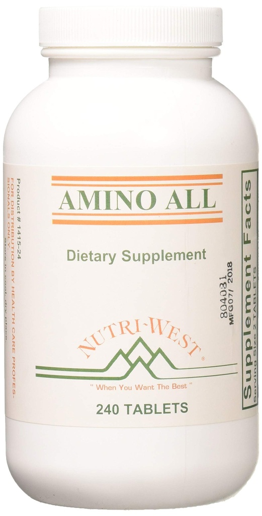Nutri- West - Amino Alle 240 tabletter