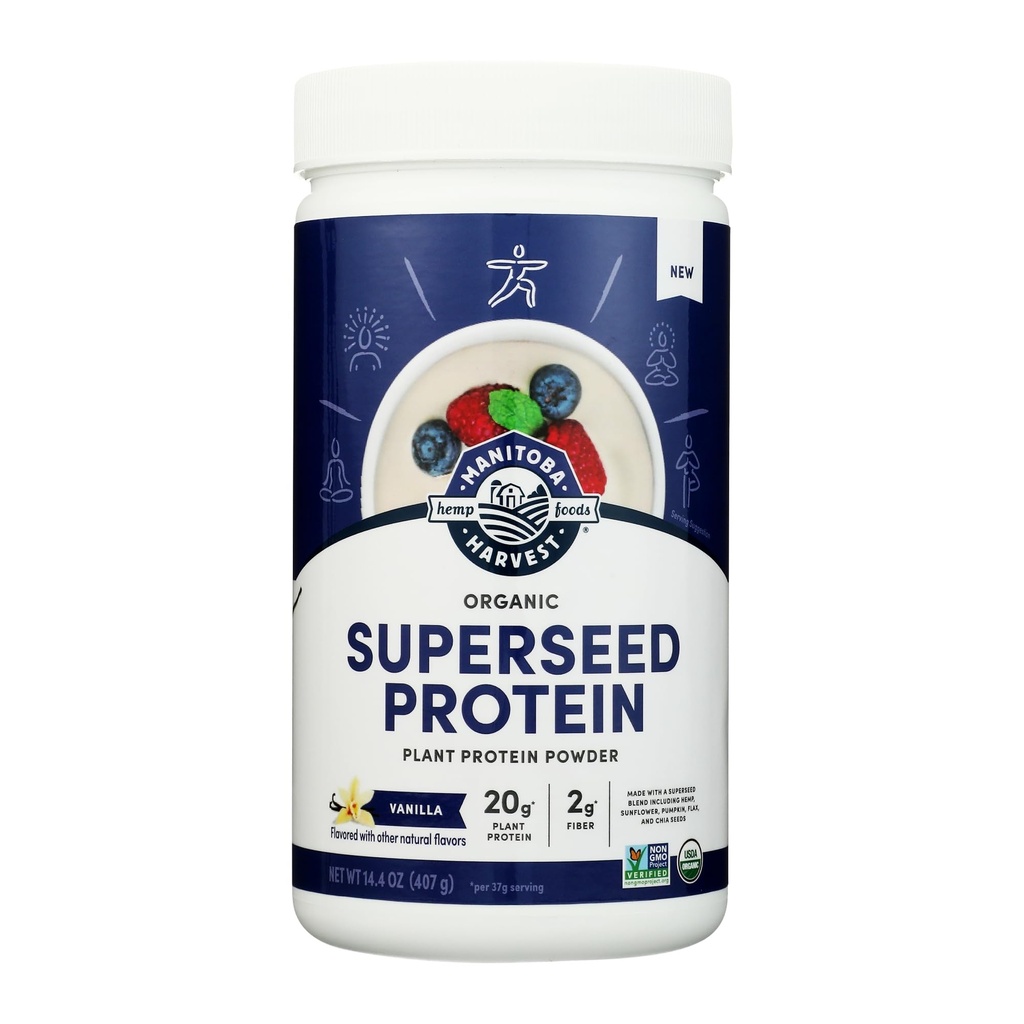 Manitoba Harvest Organic Vanilla Superseed Protein