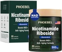 Nyligt NAD + Supplement - Resveratrol, Liposomal Nicotinamid Riboside, Quercetin- High Renhed NAD Supplement for Energy, Focus - 80 Count, 900mg