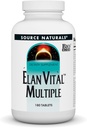 Kilde Naturals Elan Vital Multiple - understøtter hjerne, hjerte, lever, immunforsvar, energi boost - 180 tabletter