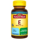 Nature Made Vitamin E 267 mg (400 IE) d- Alpha, Kosttilskud til antioxidant Support, 100 Softgels, 100 dages forsyning