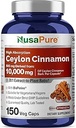 NusaPure Ceylon Cinnamon20: 1 Extract, 500 mg Ækvivalent med 10. 000 mg Per Caps