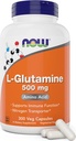 Nu L- Glutamin 500mg 300 Veg kapsler - Non- GMO supplement - Vegan Lglutamin Caps