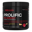 PEScience Prolific Pre Workout pulver til mænd og kvinder med L- Citrullin nitrogenoxid booster, Energy Powder & Nootrop for Focus - Preworkout uden Beta-alanine - 40 Scoops, Raspberry Lemonade