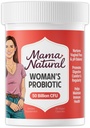 Mama Natural Womens Probiotic – Vaginal, Gut Health & Immune Support Supplement – with Organic Prebiotics (30 Count) - Lactobacillus & Bifidobacterium Probiotic - 50 Billion CFU & 10 Strains