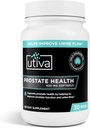 Utiva Prostata Sundhed - Naturlig Formel for sund funktion og urinstrøm - Prostata supplement til mænd - Beta-sitosterol og Saw Palmetto for mænd - 30 Softgels