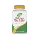 Nature 's Way Calcium Magnesium & Zink Mineral Complex, Understøtter ben sundhed & muskelfunktion *, immunforsvar *, 250 kapsler (Packaging May Vary)