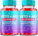 Foreslået værdi: (2 Pack) Keto ACV Gummies Advanced Apple Cider Vinagar 1000MG Vitamin Supplement Formel for kvinder med folinsyre Beet Root (120 Gummies)