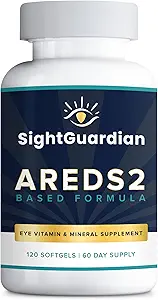 AREDS2 Based Eye Vitamin - Mineral Supplement (120 ct. 60 Day Supply) - AREDS2 Based Supplement for Eye - Low Zink Formel - Eye Vision Supplement og Vision