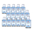 SIPA Hand Sanitizer Travel Size 2oz/ 60 ml, Flip Cap Bottle, Bulk Travel Size, Soothing Gel with Aloe and Vitamin E (Pack of 16)