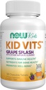 Now Kids Supplements, Kid Vits Multivitamin, Grape Flavor, 120 tyggetabletter