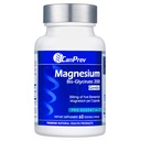 CanPrev Magnesium Bisglycinate 200mg Gentle 60 Veg Caps, 60- Day Supply, Chelated Magnesium Supplement for ben & Muscle Support, Easy to Digest, Promote Relaxation & Comfort, Vegan, Non- GMO, No Sugar