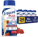 Sikre Plus Strawberry Nutrition Shake 124; Meal Erstatning Shake 124; Klar til at drikke 124; 16g Protein og 27 Vitamin og mineralsk Meal 124; 8 fl oz - 24 Pack