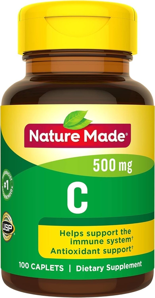 Nature Made C-vitamin 500 mg Kapsler 100 Ct