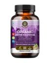 Ashwagandha KSM 66 Pure Organic Root Powder Extract Ayurvedic Supplement - Focus, Mood Support, Increase Energy, Strength, 600mg of Natural KSM66 for Superior Absorption - 60 Capsules