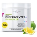 Livingood Daily Electrolytes Powder, Electrolytes Hydration Powder with Vitamin C, Taurine, D Ribose & FOS, Sugar Free Electrolyte Drink Mix, Keto, Gluten Free, Lemon Lime Flavor, 30 Servere
