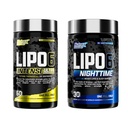 Nutrex Research Lipo 6 Intense og Nighttime AM / PM Bundle