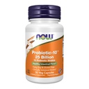 Now Foods Supplements, Probiotic- 10 ™, 25 Millioner, med 10 Probiotiske Strops, Dairy, Soy og Gluten Free, Strain Verified, 30 Veg Kapsler