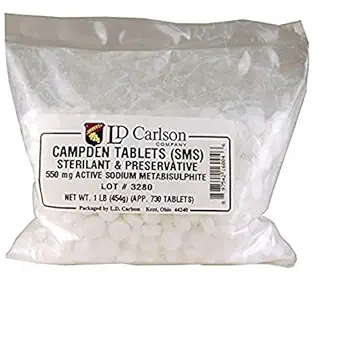 LD Carlson - NatriumCampden Tablets - 1 LB