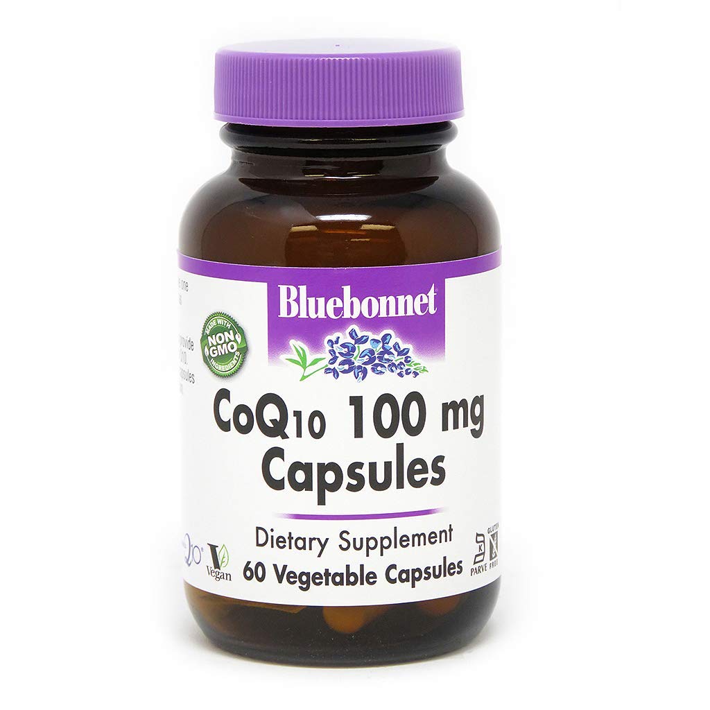 Bluebonnet CoQ-10 Vegetarian Capsules, 100 mg, 60 Count
