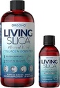 Orgono Living Silica Kit Budd124; Mineral- baseret Collagen Booster Flydende & Koncentrat Drops (Rejsestørrelse)