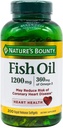 Naturens Bounty Fish Oil, Understøtter hjerte sundhed, 1200 Mg, Rapid Release Softels, 200 Ct
