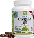 Oregano oliekapsler, Økologiske ingredienser - Super- Strength, Voksen i Spanien, 90- ct Liquid- Filled - Organic Oil of Oregano kapsler med forbedret levering