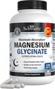 BioSchwartz Magnesium Glycinate 500 mg kapsler (120 Mini Caps) Maksimum Absorption Magnesiumsupplement til raske nerver Muskler Heart Mood and Sleep Support (Vegan, Gluten- Free, Non- GMO)