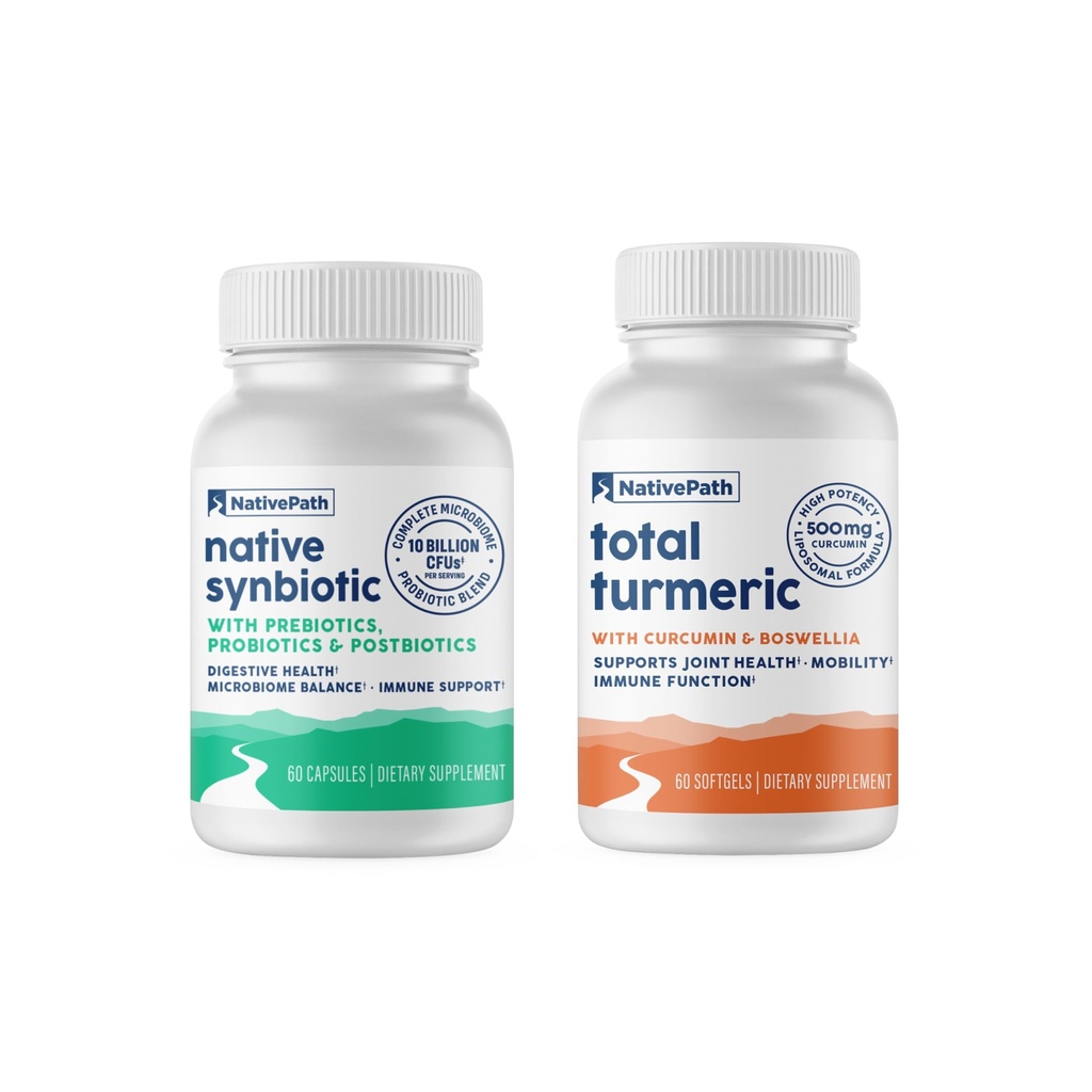 NativePath Synbiotic and Total Turmeric Bundle