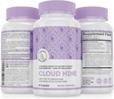 Cloud 9 - All Natural Sleep Aid Supplement - Afslappende Vitamin & Herbal Formel - 10mg Melatonin Calcium Magnicium L- Theanine 5- HTP GABA St. John 's Wort Ashwagandha Kamille & mere 60 Veganske kapsler