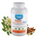 One Planet Nutrition Nano Curcumin Plus Capsules - 500 mg (60 Count) - Nano Particle Size Turmeric & Boswellia for High Absorption - Supports Overall Health - Gluten Free, Non GMO, Vegan
