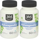 365 by Whole Foods Market, Ashwagandha, 60 Count (Pack of 2)