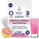 Salt of the Earth Premium Zero- Sugar Electrolyte - Lavet med Pink Himalayan Salt - Hydration Powder Packets - 124; Premium Ingredienser - 124; Keto & Paleo Friendly