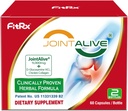 FitRx JointAlive Fælles Support Kosttilskud til kvinder & mænd, Glucosamine Chondroitin, Type II Collagen, Relief Joints Discomfort, Cartiage Reparation, så hurtigt som 7 dage, 60 Tjenester