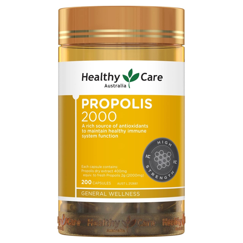 Sund pleje Propolis 2000mg 200 kapsler