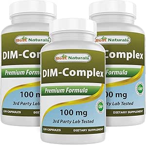 Bedste Naturals DIM Complex 100 mg 120 kapsler (120 Tæl (pakning med 3))