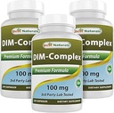 Bedste Naturals DIM Complex 100 mg 120 kapsler (120 Tæl (pakning med 3))