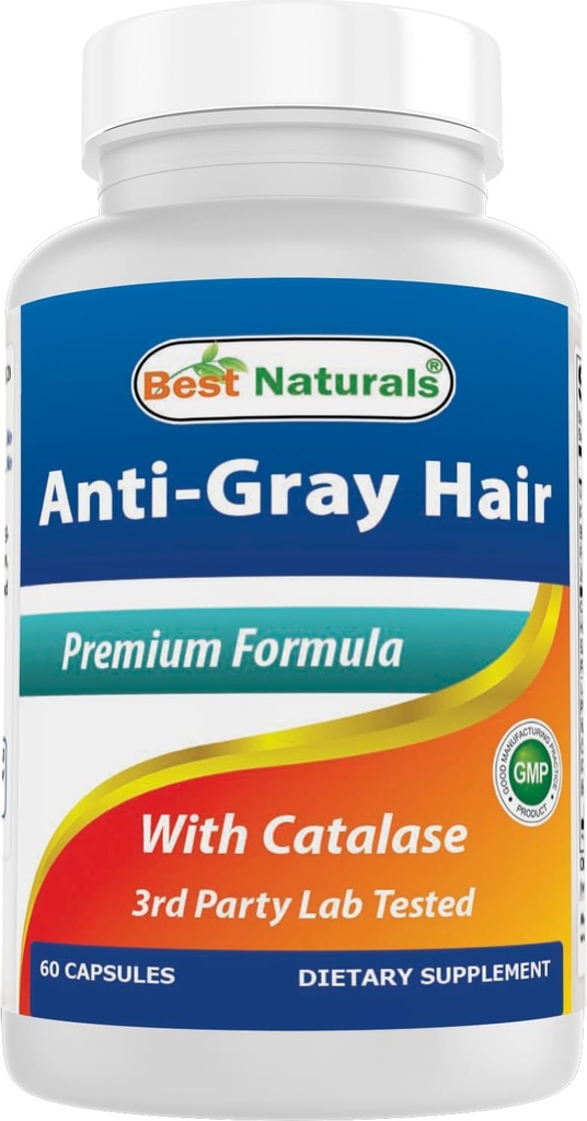Bedste Naturals Anti Gray hår formel, 60 greve