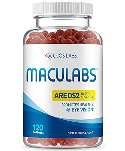 Eye Vitamin - AREDS 2 baseret formel - Eye Vitamin med Lutein & Zeaxanthin til Macular Health - Vision Kosttilskud til voksne - 120 Softgel Support & Care for Eyes - Made in USA