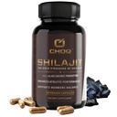 CHOQ ® Shilajit - Over 50% Fulvic Acid, 500 mg Vegankapsler, Energi, Brain, Focus, Collagen, Hormon, Mitokondriel funktion, Urolithin A, Lab- Testet