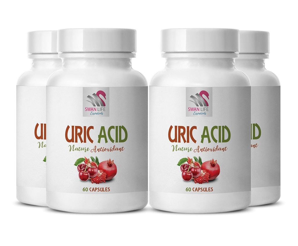 bromelain Supplement - URIC Acid Natural ANTIOXIDANT - Turmeric Capsules - Pomegranate Extract - 4 Bottles 240 Vegetable Capsules