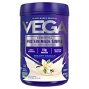 Vega Protein Made Simple Protein Powder, Vanilla - Stevia Free, Vegan, Plant Based, Sund, Gluten Free, Pea Protein for Women and Men, 9.2 oz (Packaging May Vary)