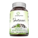 Amazing India Natural Shatavari 500 Mg per Serving 250 Veggie Kapsler Supplement 124; Non- GROMLE 124; Gluten- Free
