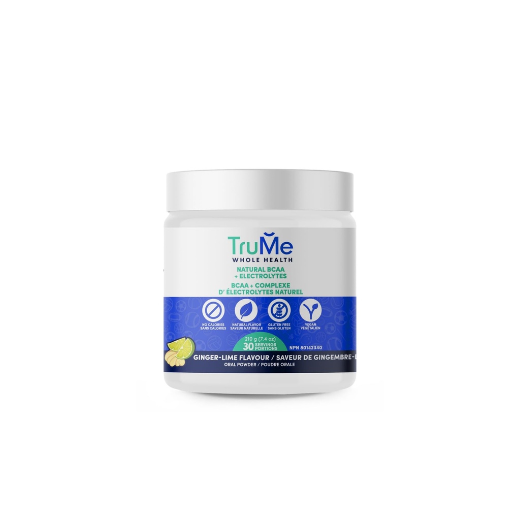 TruMe Informed Sport Certified BCAA - Ginger Lime Banned Substance Tested Amino Acids | Pre Post Workout Recovery | 30 Servings