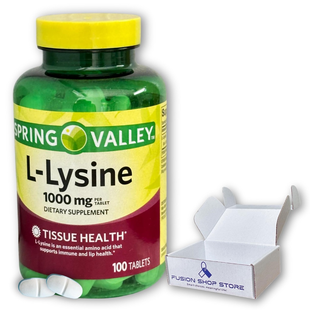 L lysin 1000mg- Essential Aminosyretabletter, 100ct (pakning med 1 stk.)