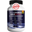 Flow Force Max Extra Men's Urinary Support Capsules, Premium Saw Palmetto Blend, 60 Capsules
