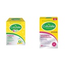 Culturelle Kids Probiotic + Fiber Packets (Ages 3+) - 60 Count - Digestive Health & Immune Support & Women’s 4-in-1 Daily Probiotic Supplements for Women - Supports Vaginal Health