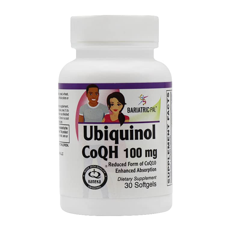 BariatricPal Ubiquinol CoQH 100mg Softgels (30 Count)